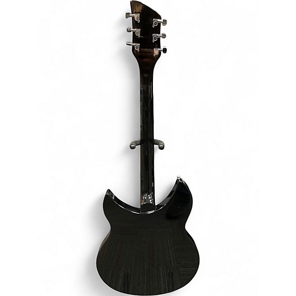 Used 2001 Rickenbacker 330 Black and White Hollow Body Electric Guitar