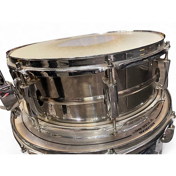 Used Pearl 6X14 Sensitone Snare Silver Drum