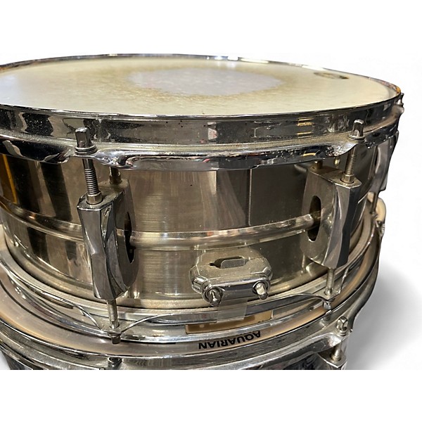 Used Pearl 6X14 Sensitone Snare Silver Drum