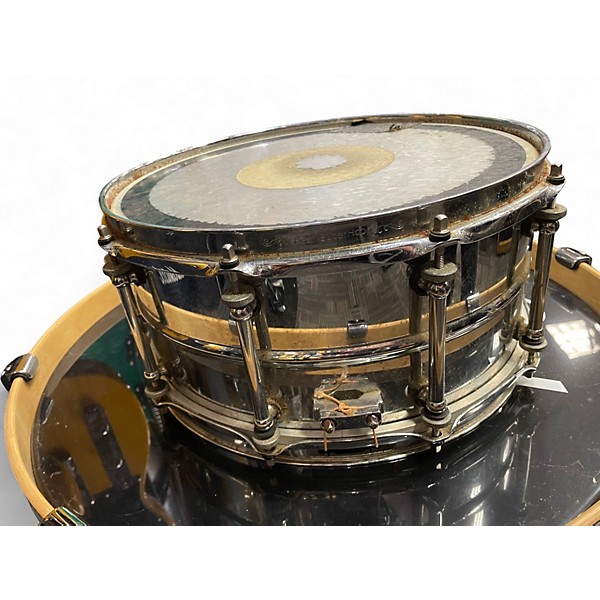 Used Pearl 7X14 Ian Paice Signature Snare Silver Drum