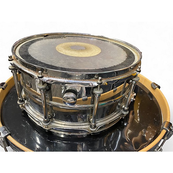 Used Pearl 7X14 Ian Paice Signature Snare Silver Drum