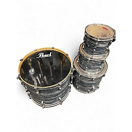 Used Pearl 4 Piece Vision Blue Oyster Drum Kit