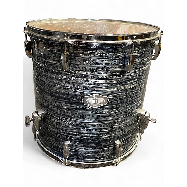 Used Pearl 4 Piece Vision Blue Oyster Drum Kit