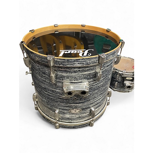 Used Pearl 4 Piece Vision Blue Oyster Drum Kit