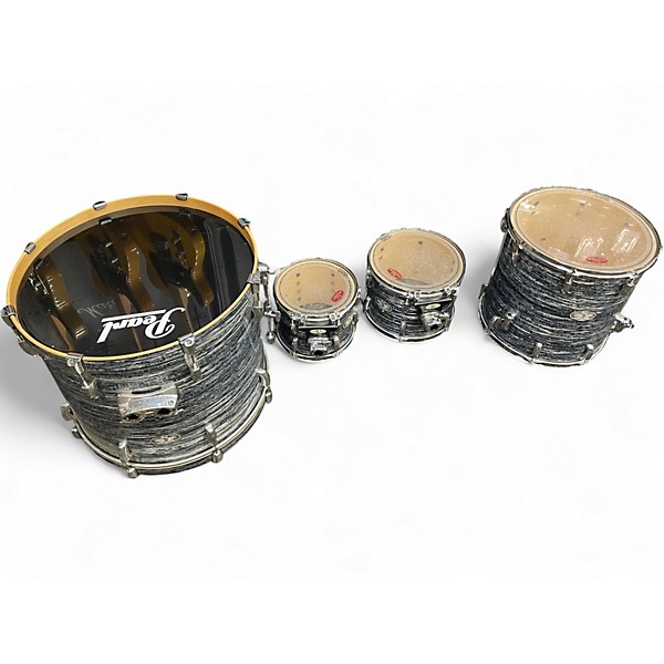 Used Pearl 4 Piece Vision Blue Oyster Drum Kit