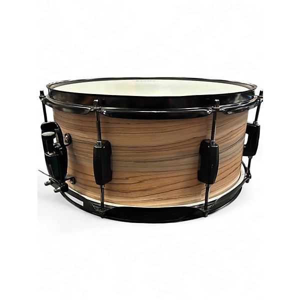 Used TAMA 14.25in zebra works Mapleglo Drum