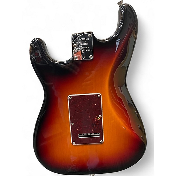 Used 2024 Fender American Professional II Stratocaster 3 Color Sunburst Solid Body Electric Guitar