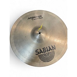 Used SABIAN 18in AA SOUND CONTROL CRASH RIDE Cymbal