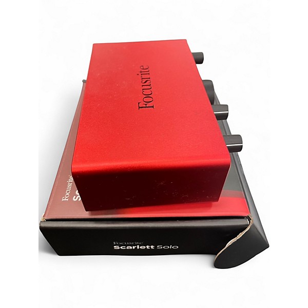 Used Focusrite Scarlett Solo GEN 4 Audio Interface