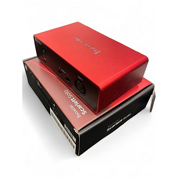 Used Focusrite Scarlett Solo GEN 4 Audio Interface