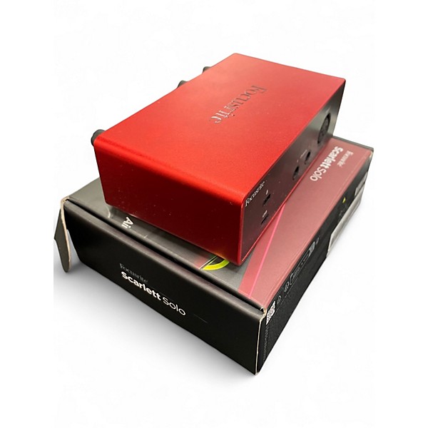 Used Focusrite Scarlett Solo GEN 4 Audio Interface