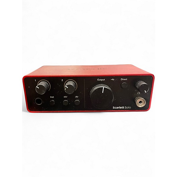 Used Focusrite Scarlett Solo GEN 4 Audio Interface