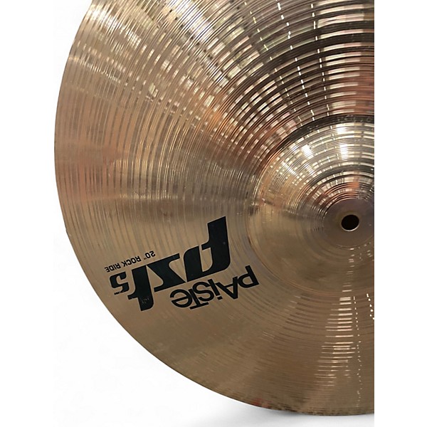 Used Paiste 20in PST5 ROCK RIDE Cymbal