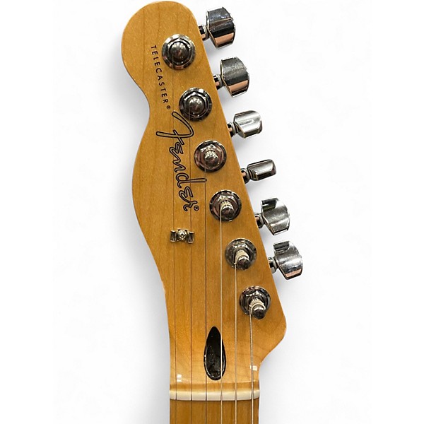 Used Fender Player Telecaster LH Black Solid Body Electric Guitar