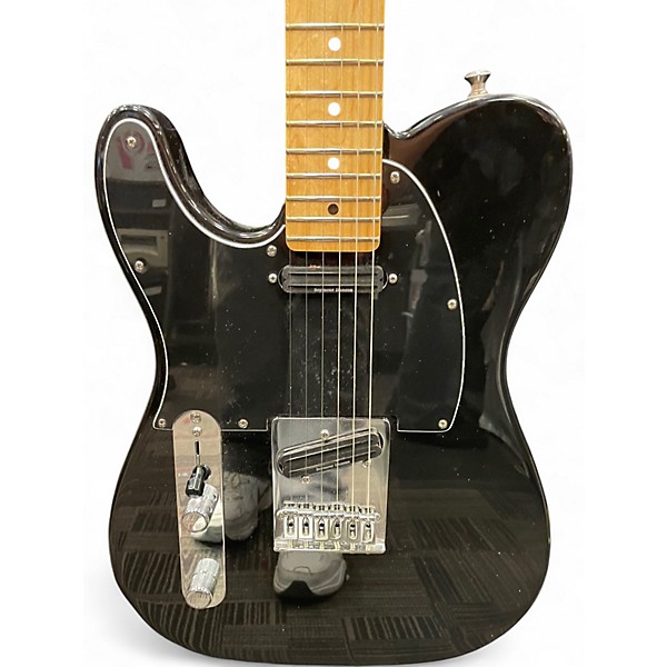 Used Fender Player Telecaster LH Black Solid Body Electric Guitar