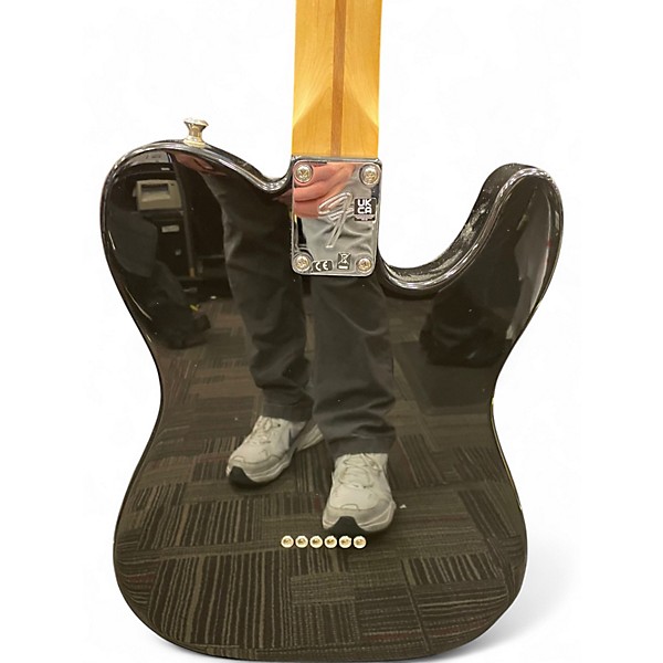 Used Fender Player Telecaster LH Black Solid Body Electric Guitar