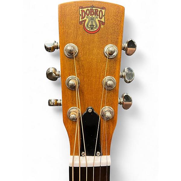 Used Epiphone Dobro Houndog Deluxe with Pickup Natural Flame Resonator Guitar