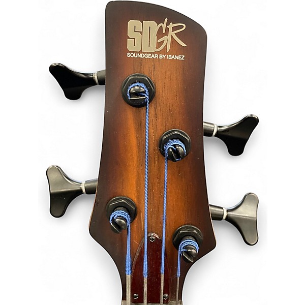 Used Ibanez SRH500F Natural Burst Electric Bass Guitar