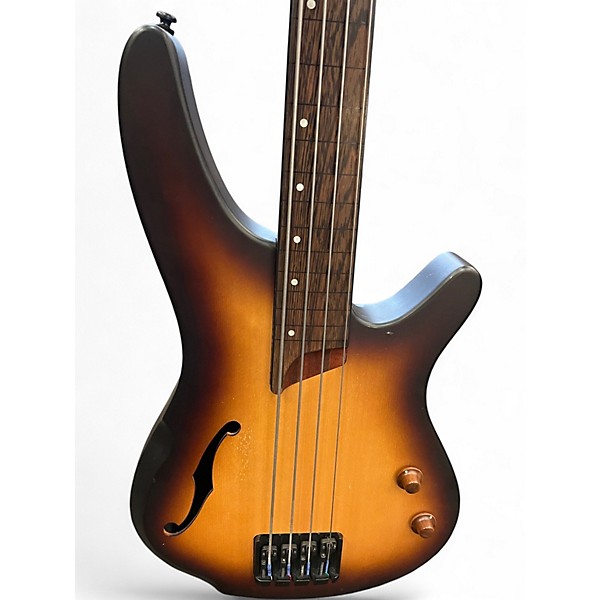 Used Ibanez SRH500F Natural Burst Electric Bass Guitar