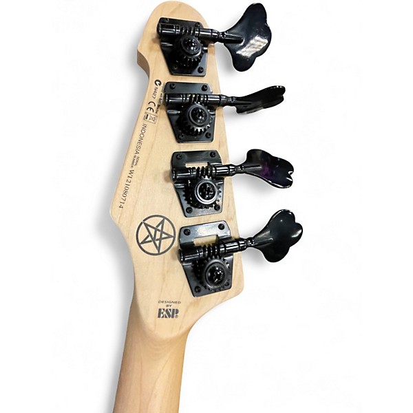 Used ESP LTD FRANK BELLO FBJ-400 Black Electric Bass Guitar