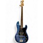 Used Squier Precision Bass Blue Electric Bass Guitar thumbnail