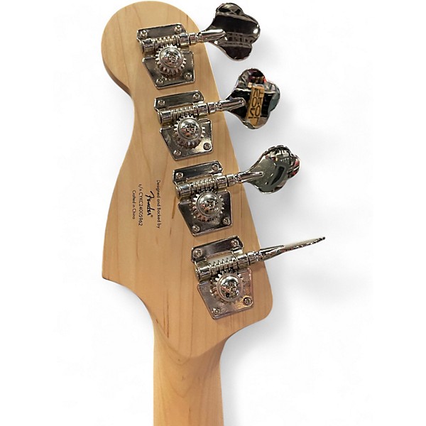 Used Squier Precision Bass Blue Electric Bass Guitar