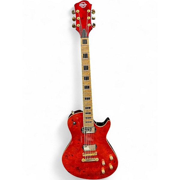 Used Balaguer Astra Trans Red Solid Body Electric Guitar