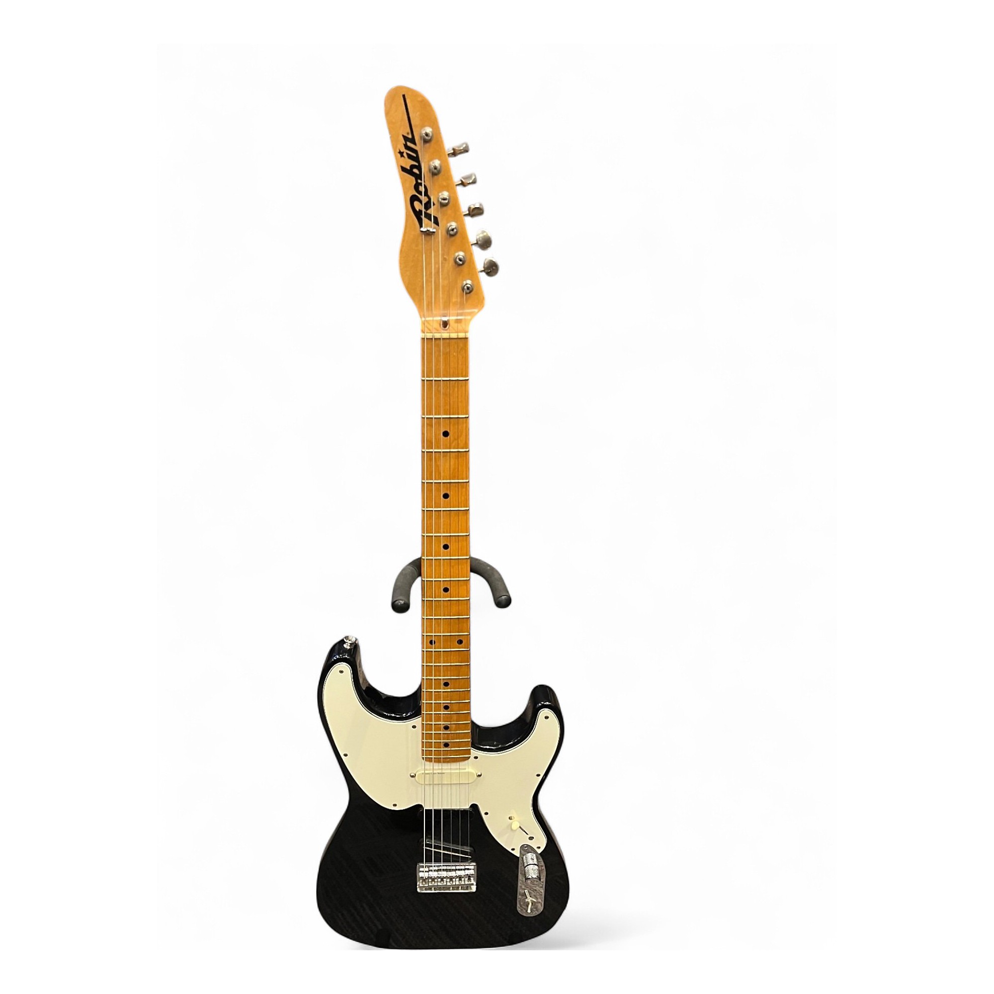 Used Robin Ranger black sparkle Solid Body Electric Guitar black