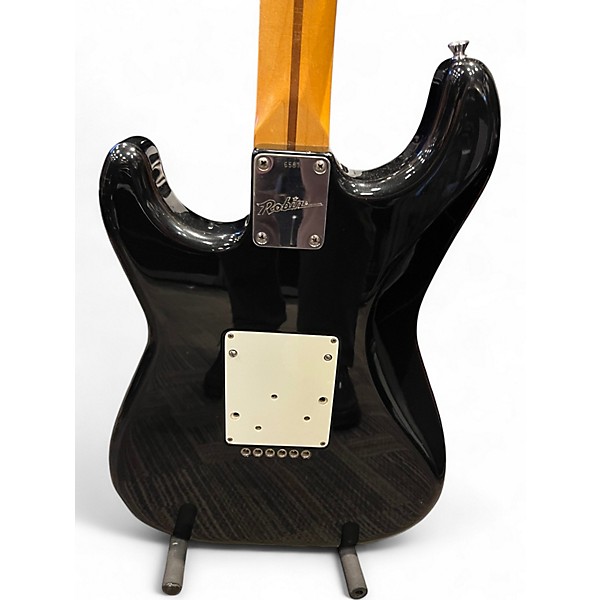 Used Robin Ranger black sparkle Solid Body Electric Guitar