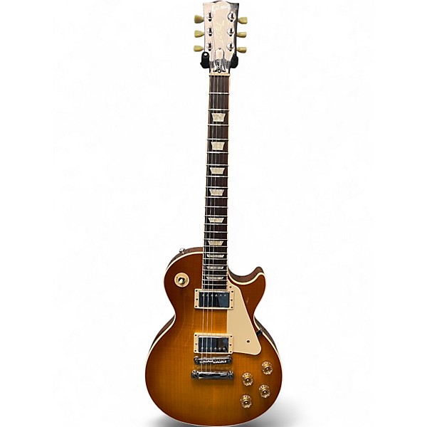 Used 2016 Gibson Les Paul Traditional honey burst Solid Body Electric Guitar