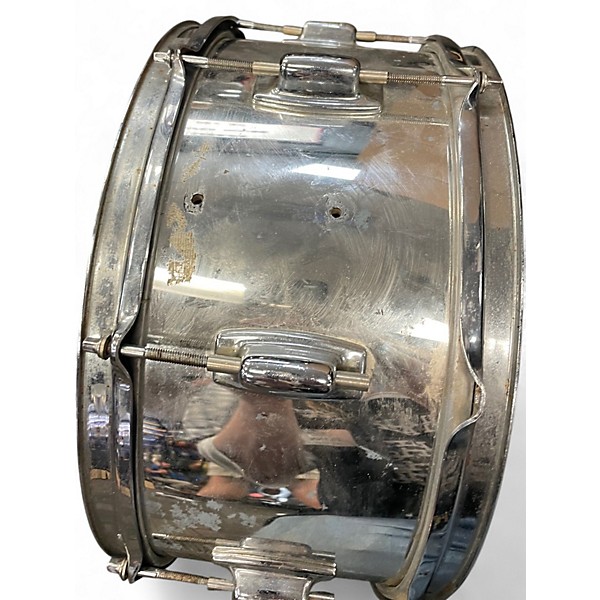 Used Ludwig 14in ROCKER SERIES 1980S SNARE Silver Drum