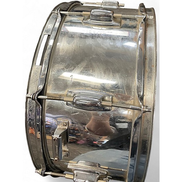 Used Ludwig 14in ROCKER SERIES 1980S SNARE Silver Drum