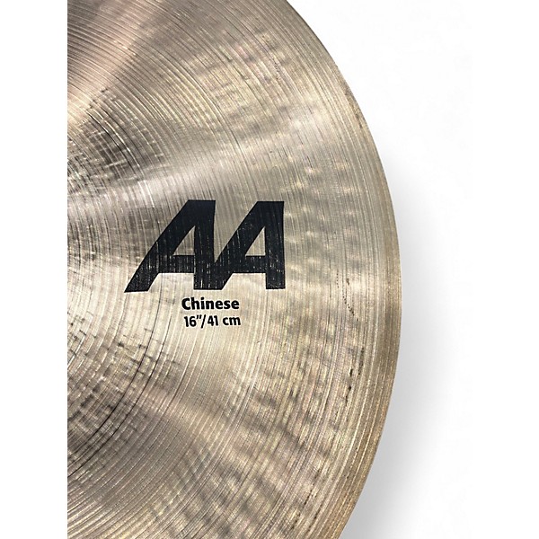 Used SABIAN 16in AA Chinese Cymbal