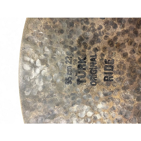 Used Bosphorus Cymbals 22in turk original ride Cymbal