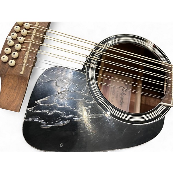 Used Takamine gd38ce Black 12 String Acoustic Guitar