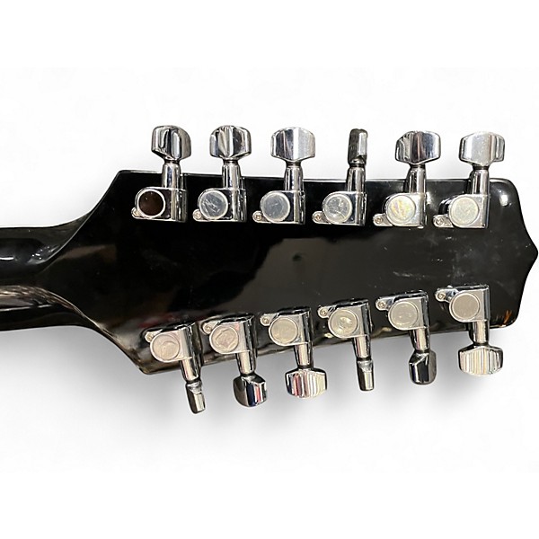 Used Takamine gd38ce Black 12 String Acoustic Guitar