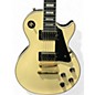 Used Epiphone Les Paul Custom Blackback Pro Antique Ivory Solid Body Electric Guitar
