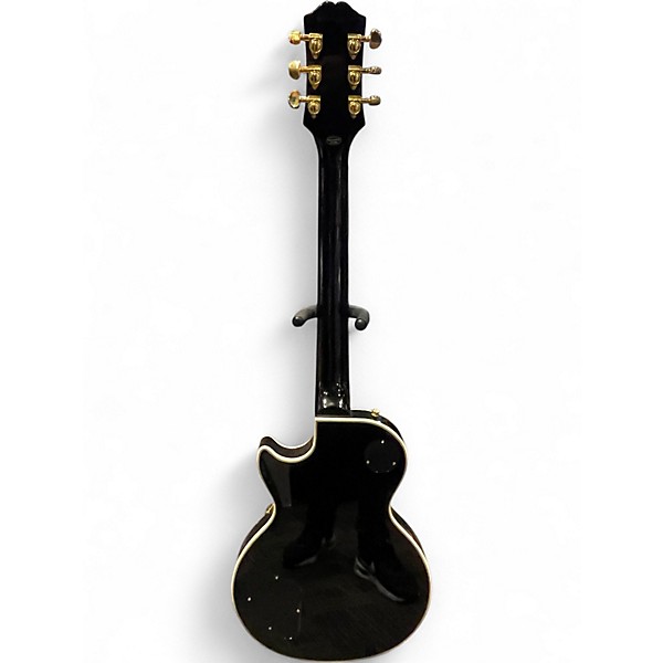 Used Epiphone Les Paul Custom Blackback Pro Antique Ivory Solid Body Electric Guitar