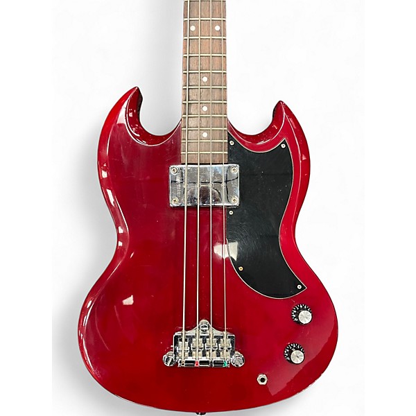 Used Epiphone SG BASS WINE RED Solid Body Electric Guitar