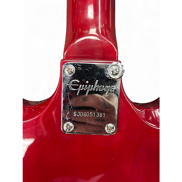 Used Epiphone SG BASS WINE RED Solid Body Electric Guitar