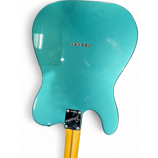 Used Fender American Professional Telecaster Faded Sherwood Green Metallic Solid Body Electric Guitar