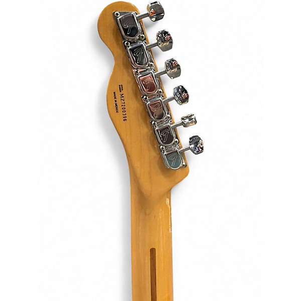 Used Fender Vintera 70s Telecaster Thinline Black Hollow Body Electric Guitar