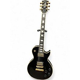 Used Greco LES PAUL CUSTOM Black Solid Body Electric Guitar