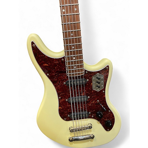 Used Schecter Guitar Research Hellcat 6 Alpine White Solid Body Electric Guitar