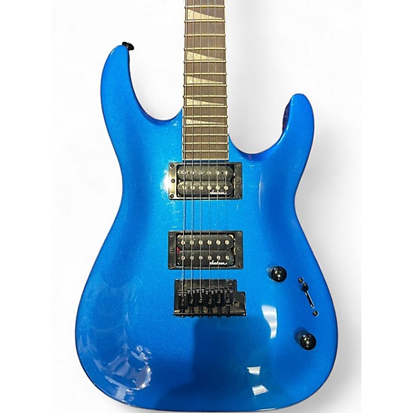 Used Jackson JS22 Dinky Blue Solid Body Electric Guitar