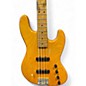 Used Warmoth Custom J Bass Natural Electric Bass Guitar