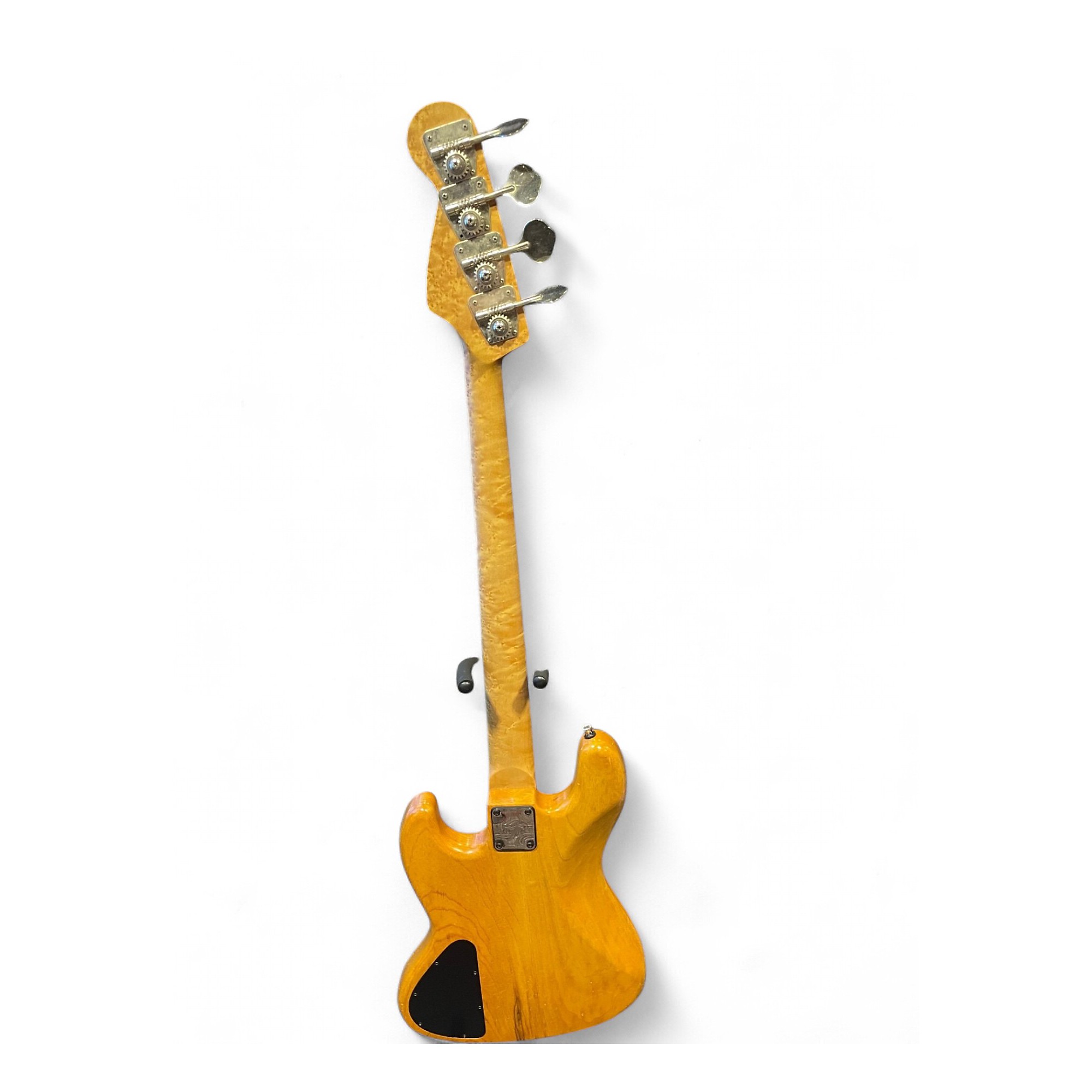 Used Warmoth Custom J Bass Natural Electric Bass Guitar Natural