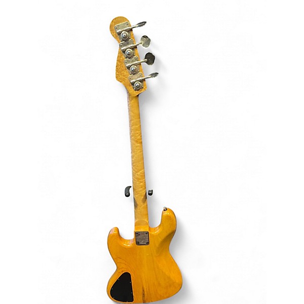 Used Warmoth Custom J Bass Natural Electric Bass Guitar