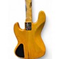 Used Warmoth Custom J Bass Natural Electric Bass Guitar