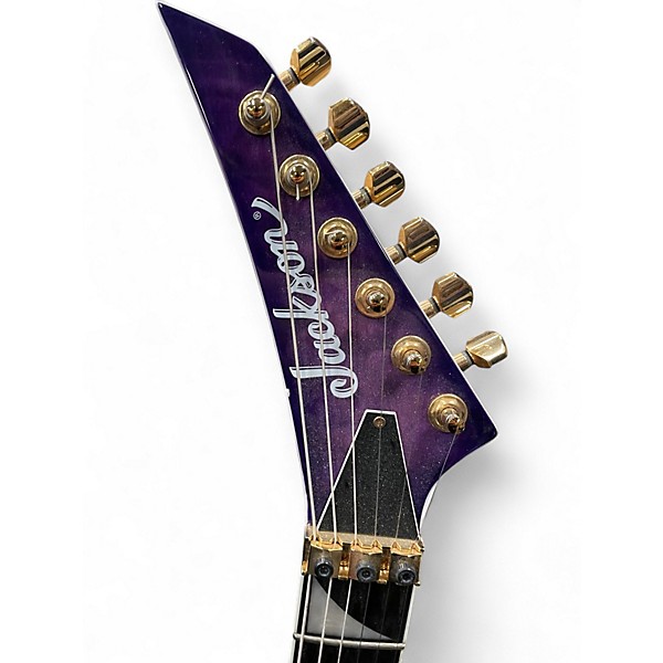 Used Jackson Pro Series RR24Q Trans Purple Solid Body Electric Guitar